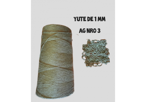 Hilo de yute de 1 mm